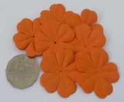 AS4E - 43mm Hot Orange Flower Petals 